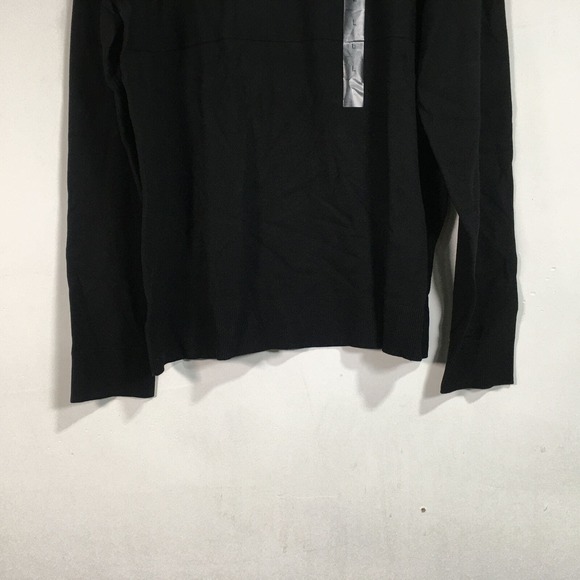 Perry Ellis Long Sleeve Knit Pullover, Men's Size L - Black - Picture 8 of 10